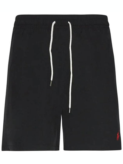 Embroidered Pony Logo Traveler Swim Pants Black - POLO RALPH LAUREN - BALAAN 2