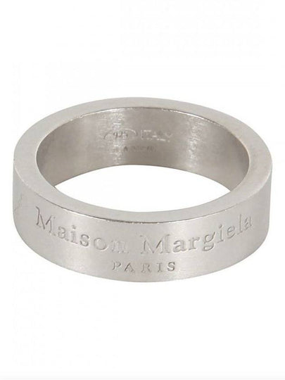 Logo Medium Ring Matte Silver - MAISON MARGIELA - BALAAN 2