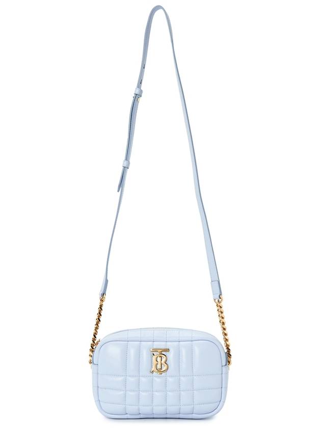 Quilted Mini Lola Camera Cross Bag Light Blue - BURBERRY - BALAAN 8