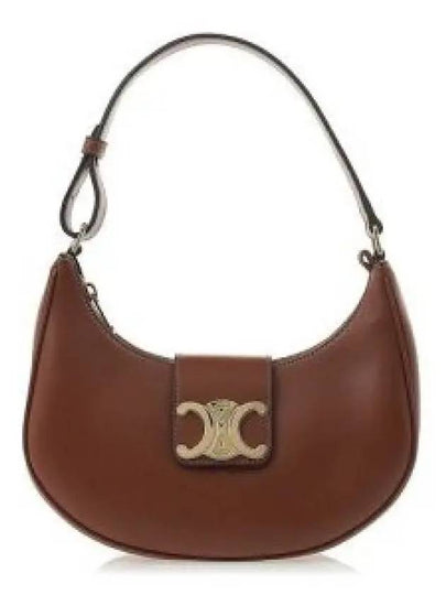 Ava Triomphe Smooth Calfskin Shoulder Bag Tan - CELINE - BALAAN 2