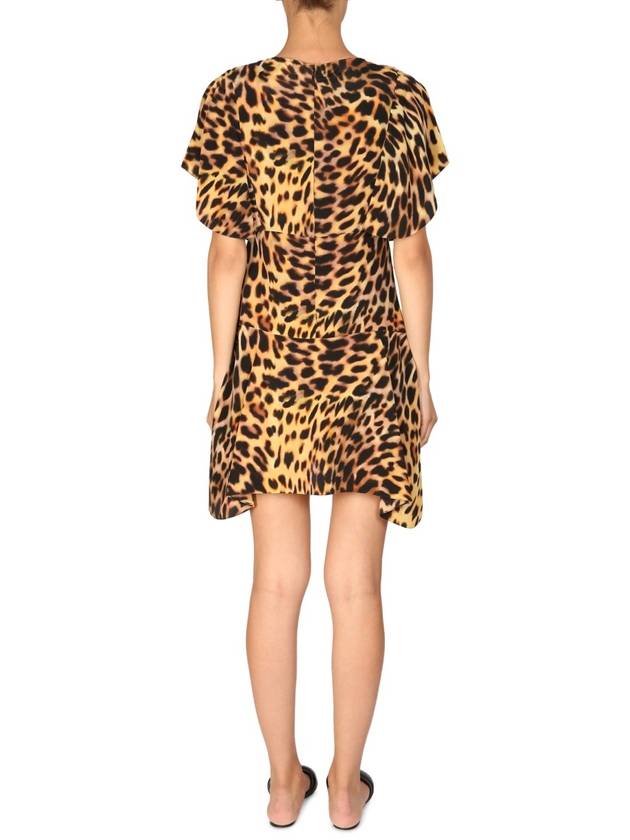 SPOTTED PRINT MINI DRESS - STELLA MCCARTNEY - BALAAN 4