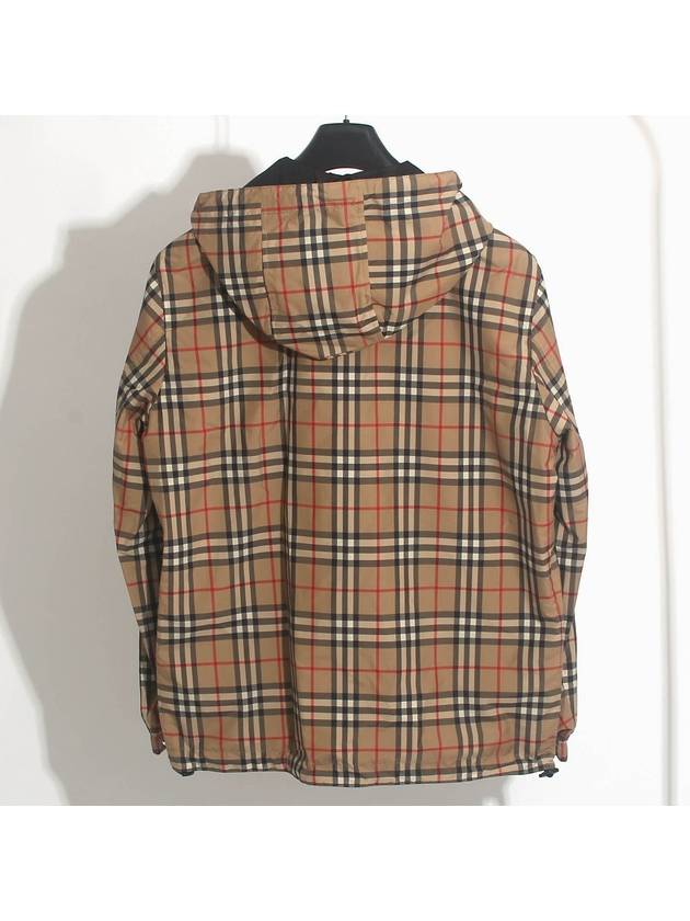 Reversible Vintage Check Hooded Jacket Archive Beige - BURBERRY - BALAAN 3