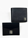 Grain Leather Card Wallet Black - GIVENCHY - BALAAN 9