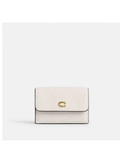 Trifold Small Half Wallet White - COACH - BALAAN 2