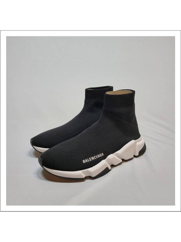 Speed Trainer  High Top Sneakers Black White - BALENCIAGA - BALAAN 2