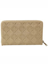 Zipper Around Long Wallet Beige - BOTTEGA VENETA - BALAAN 3