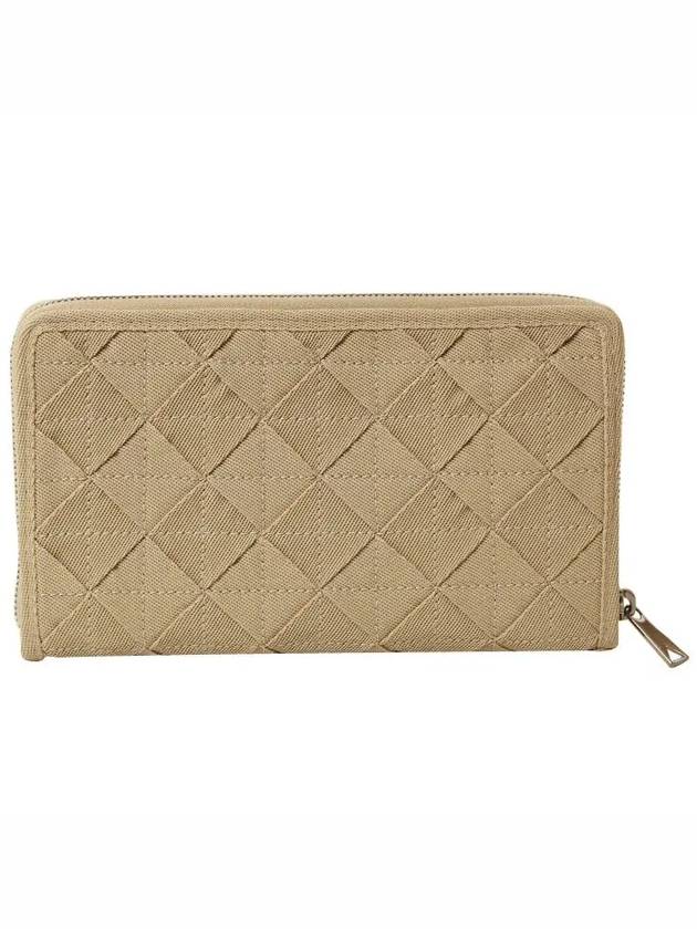 Zipper Around Long Wallet Beige - BOTTEGA VENETA - BALAAN 3