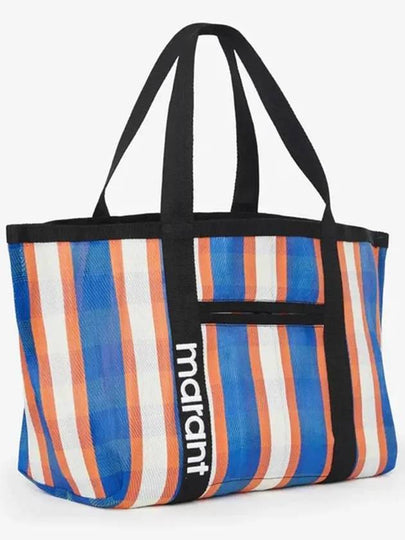 Darwen Striped Nylon Tote Bag Orange - ISABEL MARANT - BALAAN 2