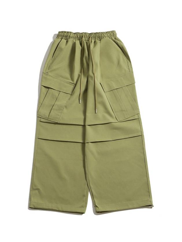 Parachute Balloon Cargo Wide Pants Khaki - MOO - BALAAN 1