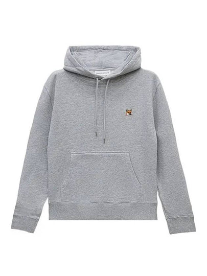 Fox Head Patch Regular Hoodie Grey - MAISON KITSUNE - BALAAN 2