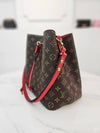 Monogram Neonoe MM Red Shoulder Bag M44021 - LOUIS VUITTON - BALAAN 3