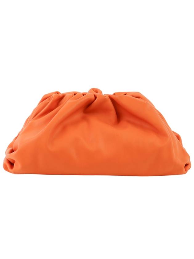 Napa Pouch Dumpling Clutch Bag Orange - BOTTEGA VENETA - BALAAN.