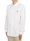 Zebra Patch Long Sleeve Shirt Light White - PAUL SMITH - BALAAN 3