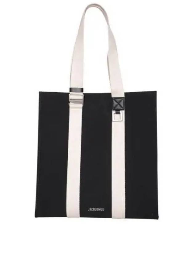 Le Cabas Cuedra Cotton Tote Bag Black - JACQUEMUS - BALAAN 2