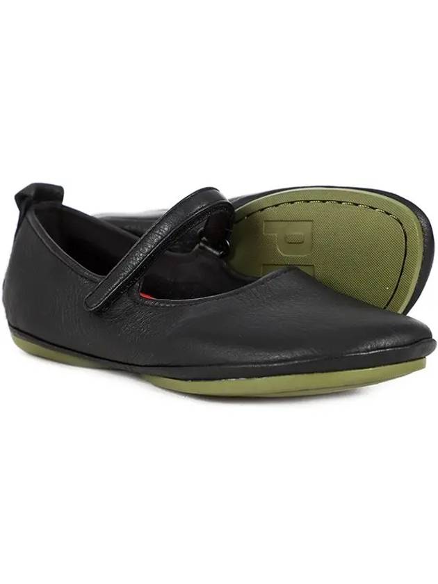 RIGHT NINA Leather Mary Jane Flat Shoes Black - CAMPER - BALAAN 3