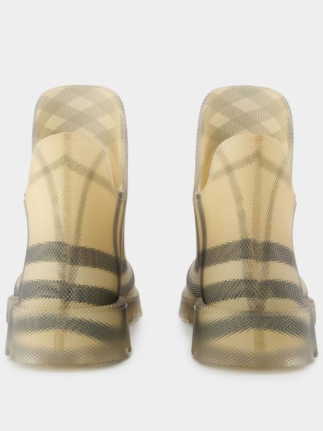 Marsh Low Ankle Boots - Burberry - Synthetic - Beige - BURBERRY - BALAAN 3