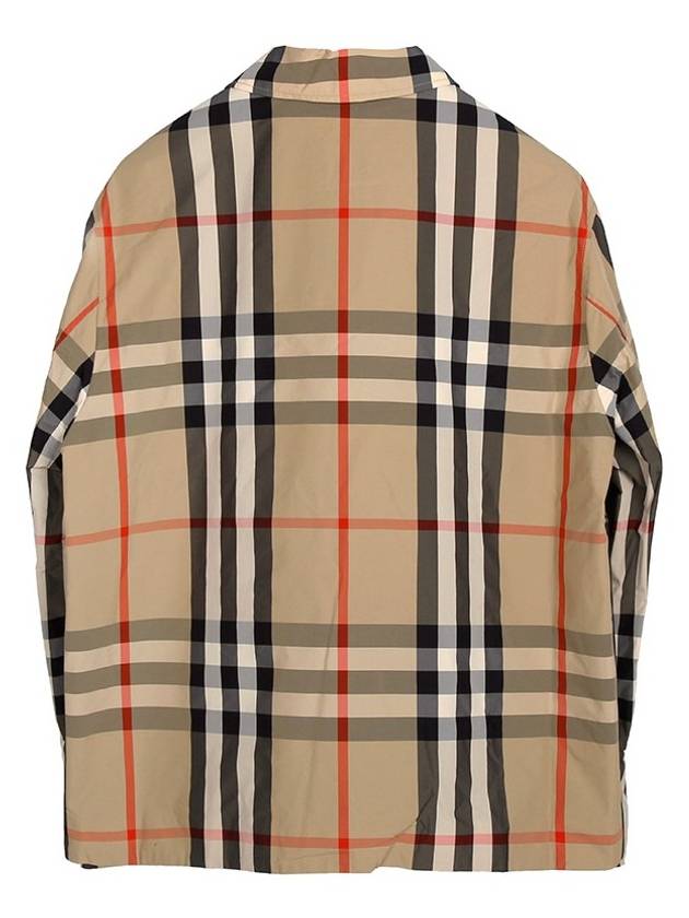 Check Nylon Jacket Beige - BURBERRY - BALAAN 3