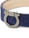 Gancini Reversible Leather Belt Navy - SALVATORE FERRAGAMO - BALAAN 7