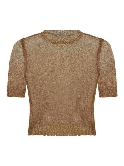 See-Through Crew Neck Short Sleeve T-Shirt Light Brown - MAISON MARGIELA - BALAAN 2