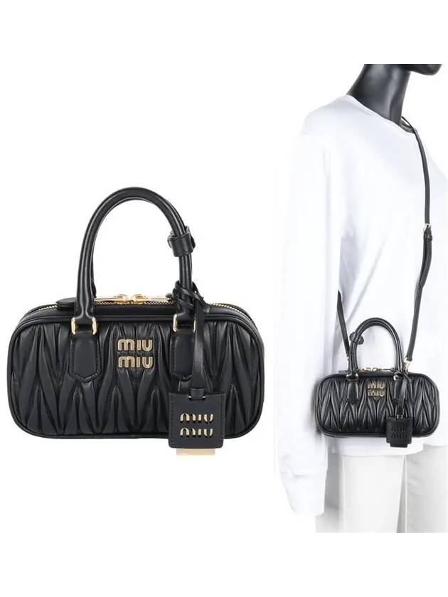 5BP088 AN88 F0002 VOOO Arcadi Matelasse Nappa Leather Mini Tote Bag - MIU MIU - BALAAN 1