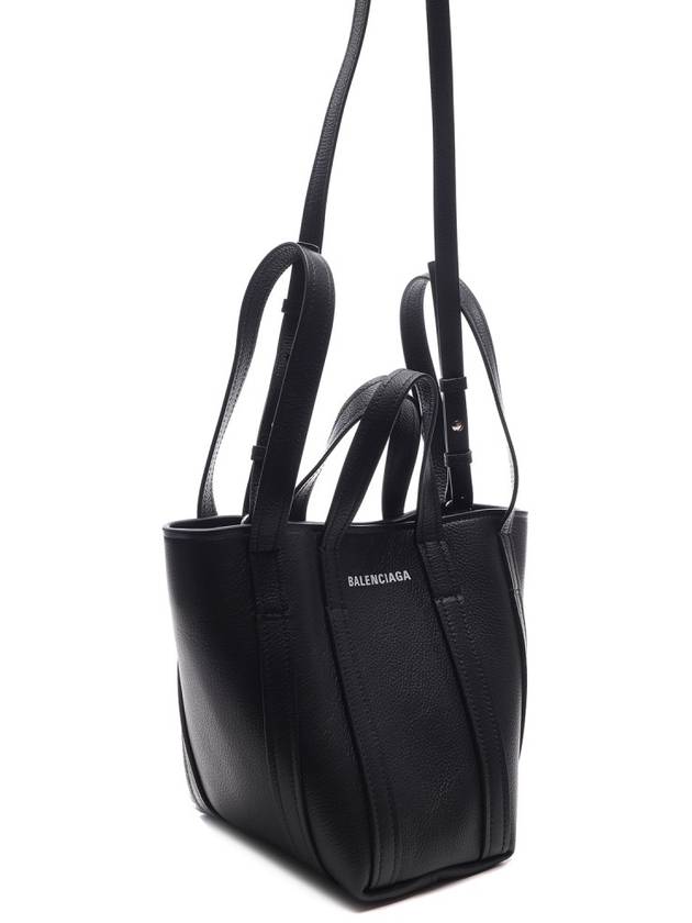 Everyday XS Grained Calfskin Shoulder Tote Bag Black - BALENCIAGA - BALAAN 4