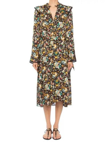 ROSIER Printing Long Dress WWDR00015 - ZADIG & VOLTAIRE - BALAAN 1