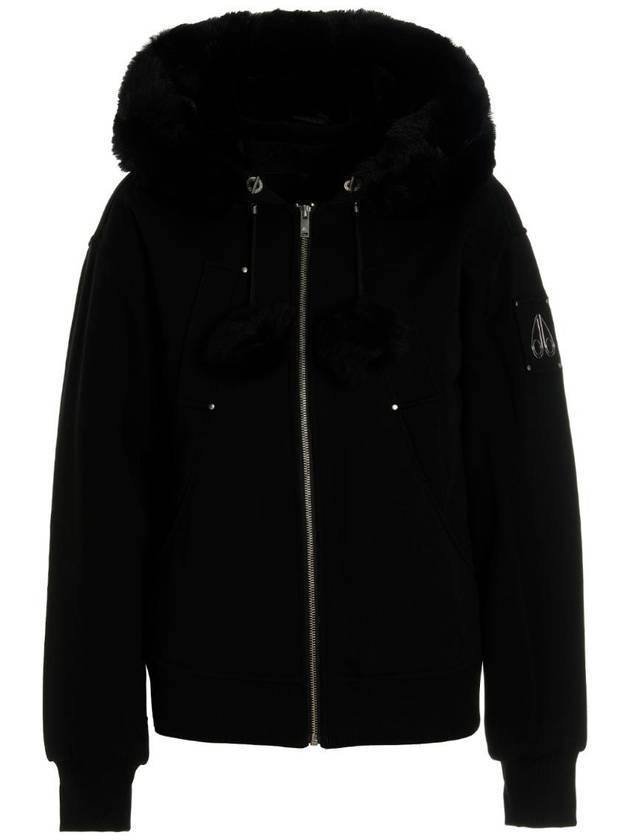 Bergen Bunny Bomber Jacket Black - MOOSE KNUCKLES - BALAAN 1