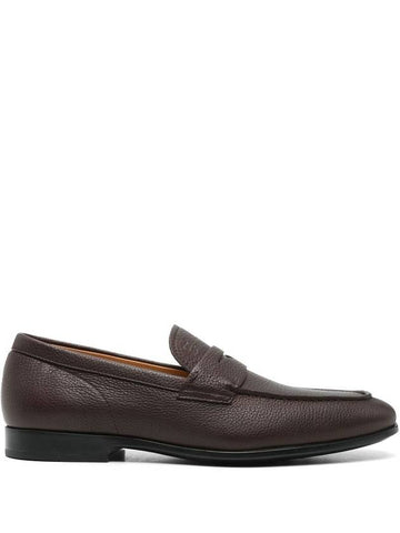 Tod'S Grained Leather Penny Loafers Shoes - TOD'S - BALAAN 1