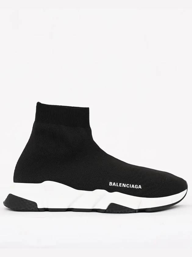 Speed Trainer  High Top Sneakers Black White - BALENCIAGA - BALAAN 2