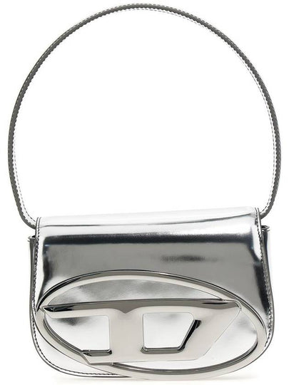 1DR Mirrored Leather Shoulder Bag Silver - DIESEL - BALAAN 2