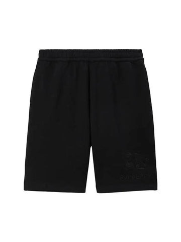 EKD motif cotton shorts black 8072748 - BURBERRY - BALAAN 1