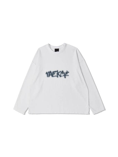 Graffiti Long Sleeve T-Shirt White - VAEKCIE - BALAAN 2