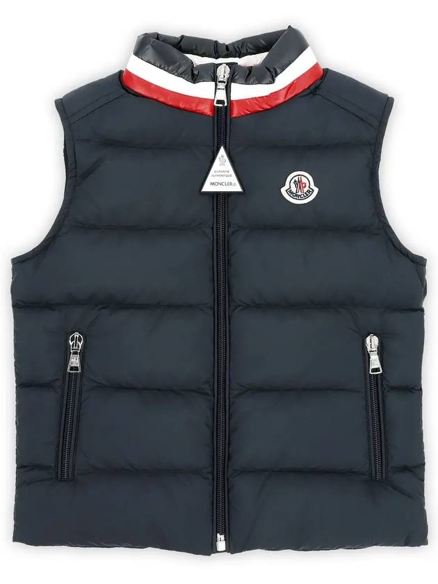 Kids MERAB Down Padded Vest Navy 1A00022 549SK 77G 8 10A - MONCLER - BALAAN 3