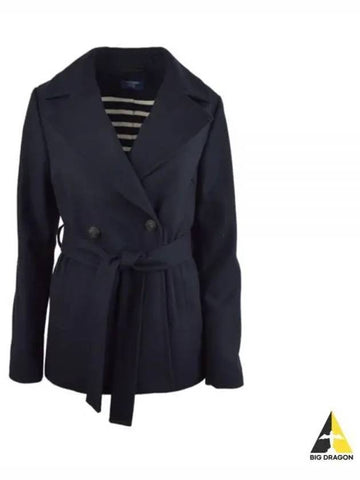 STE Laury Navy 2027 CC coat - SAINT JAMES - BALAAN 1