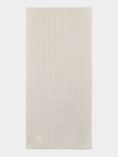 Ac Ribbed Scarf - Courreges - Wool - Neutral - COURREGES - BALAAN 2