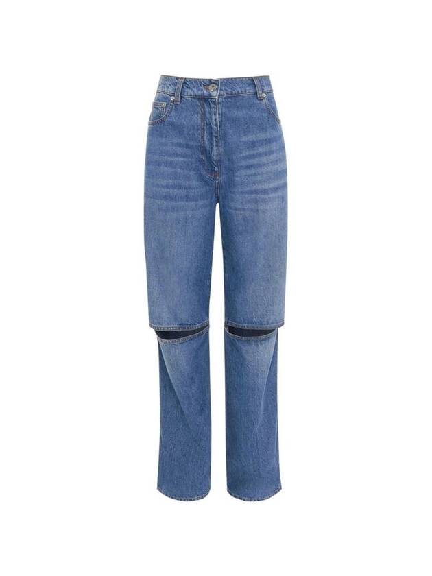 Denim Straight Pants DT0046 PG1164 804 Light Blue - JW ANDERSON - BALAAN 1