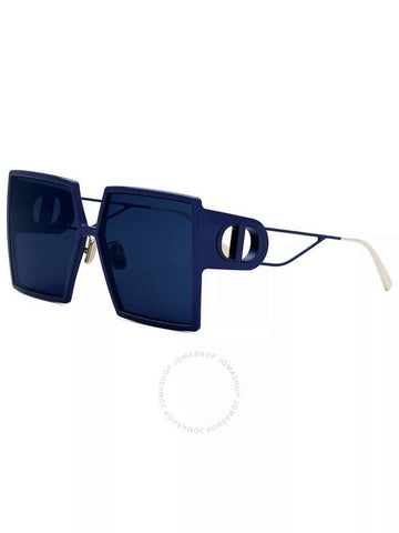 Dior 30MONTAIGNE SU Blue Square Ladies Sunglasses CD40030U 30B0 58 - DIOR - BALAAN 1