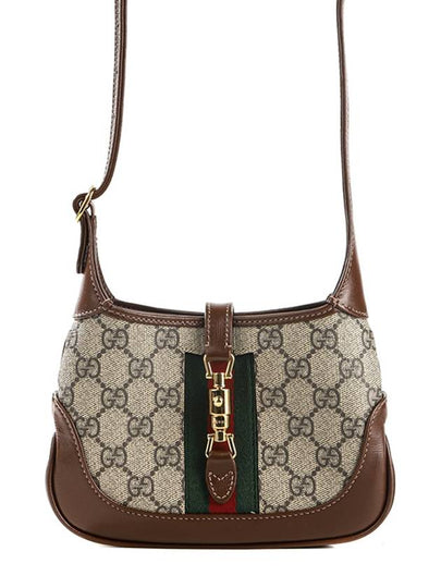 GG Supreme Mini Jackie 1961 Cross Bag Brown Beige - GUCCI - BALAAN 2