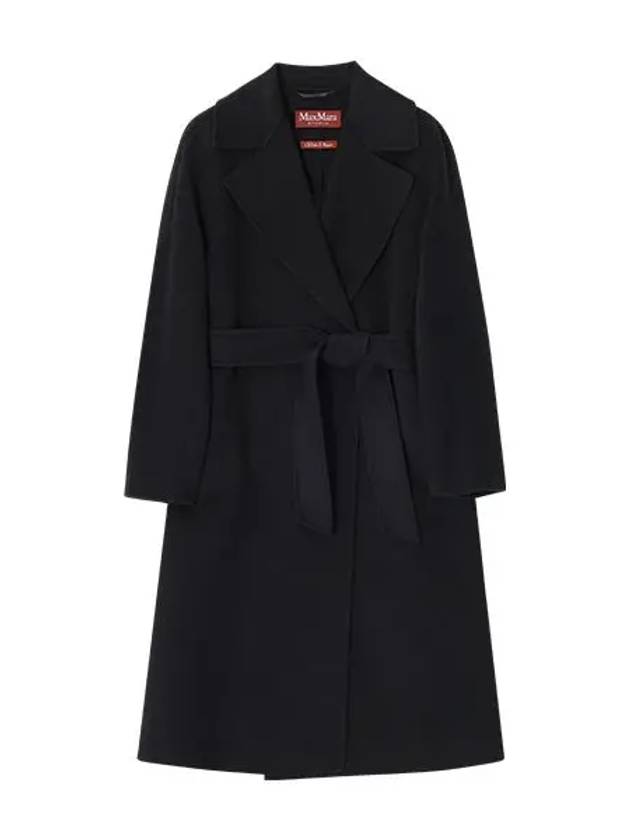 Women's Cles Virgin Wool Single Coat Black - MAX MARA - BALAAN 2