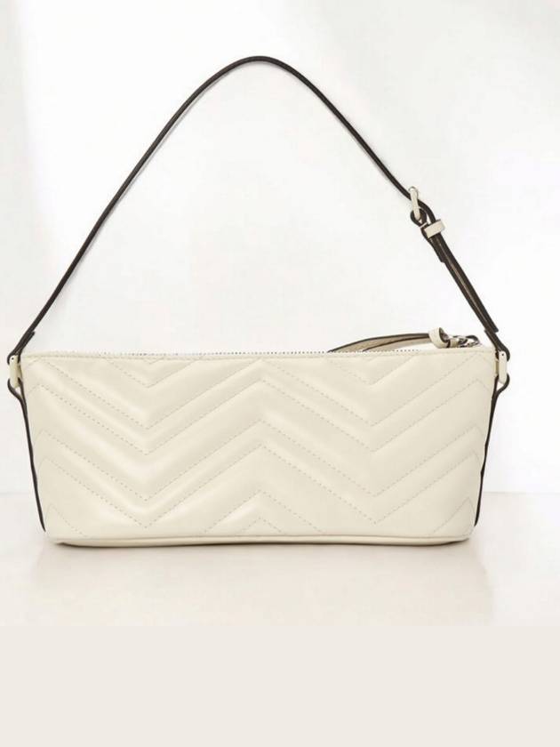 GG Marmont Matelassé Shoulder Bag White - GUCCI - BALAAN 3