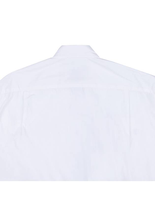 Poplin Cotton Shirt White - MONCLER - BALAAN 11