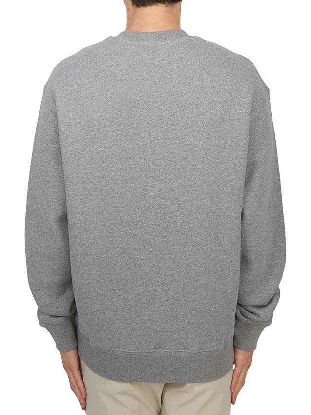 Rambling Fox Comfort Knit Top Sweatshirt Grey - MAISON KITSUNE - BALAAN 4