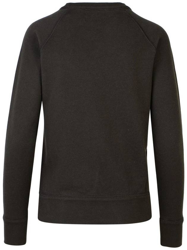 Mila Logo Crew Neck Sweatshirt Faded Black - ISABEL MARANT ETOILE - BALAAN 4