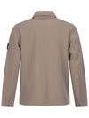 Light Soft Shell Shirt Jacket Dove Grey - STONE ISLAND - BALAAN 4