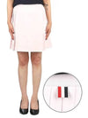 Women's 4 Bar Mini Pleated Skirt Pink - THOM BROWNE - BALAAN 2