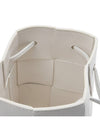 Intrecciato Cassette Small Bucket Bag White - BOTTEGA VENETA - BALAAN 9