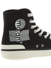 Women's Benkeenh Logo High Top Sneakers Black - ISABEL MARANT - BALAAN 11