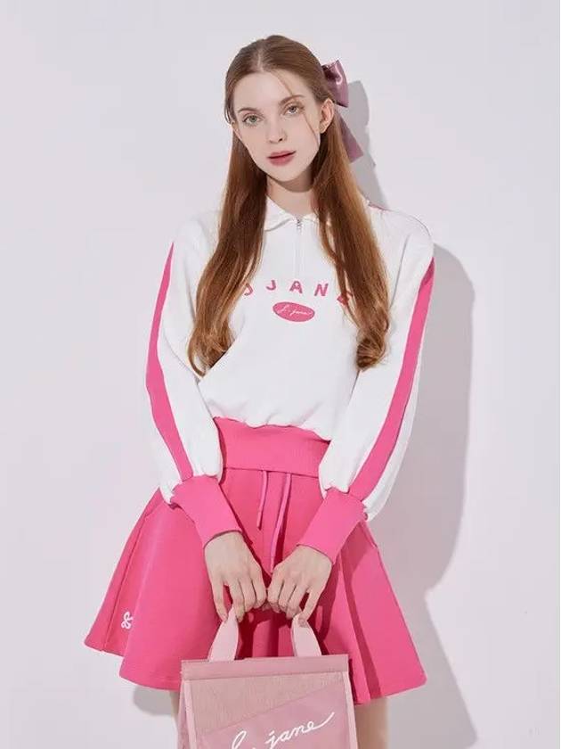 golf wear color scheme sweatshirt set Pink - J JANE - BALAAN 1