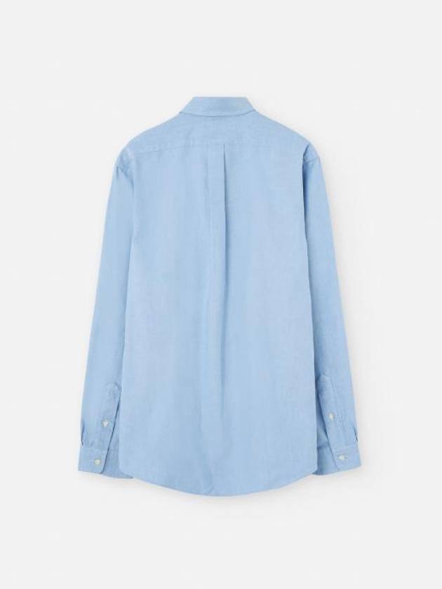 Embroidery Pony Oxford Long Sleeve Shirt Blue - POLO RALPH LAUREN - BALAAN 3