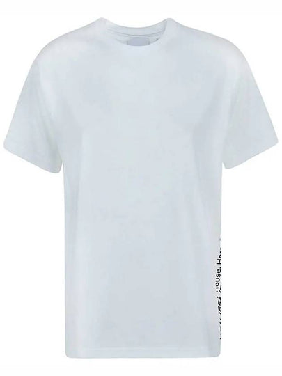 Back Logo Short Sleeve T-Shirt White - BURBERRY - BALAAN 2